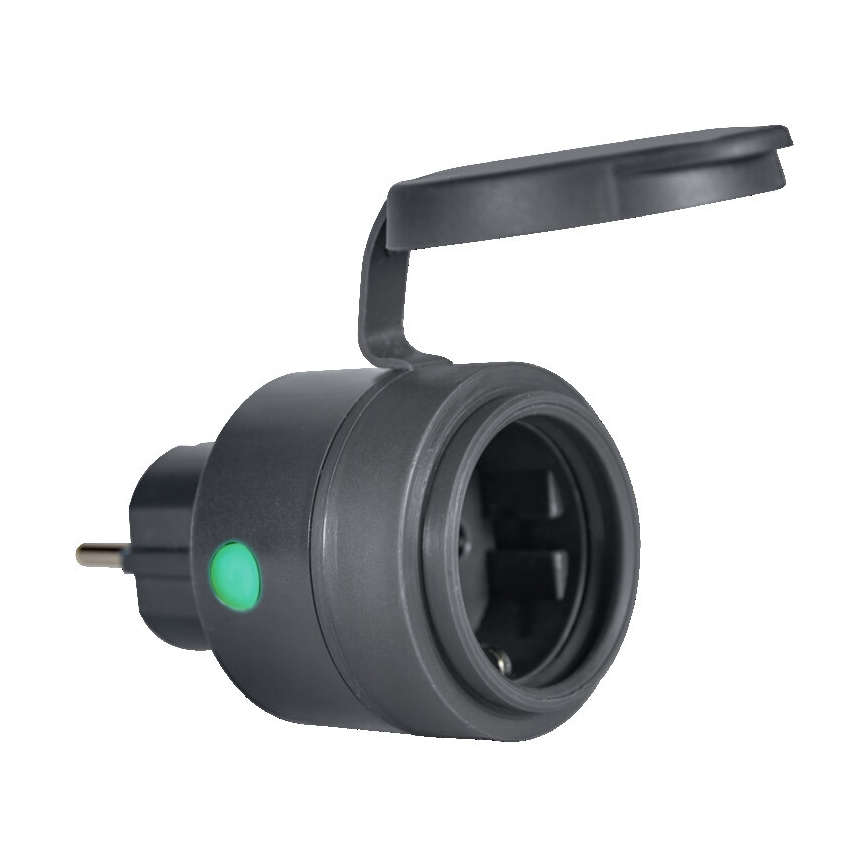 Ledvance - Έξυπνη πρίζα εξωτερικού χώρου SMART+ PLUG 3680W IP44