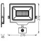 Ledvance - LED Εξωτερικού χώρου wall προβολέας με αισθητήρα FLOODLIGHT ESSENTIAL LED/100W/230V IP65
