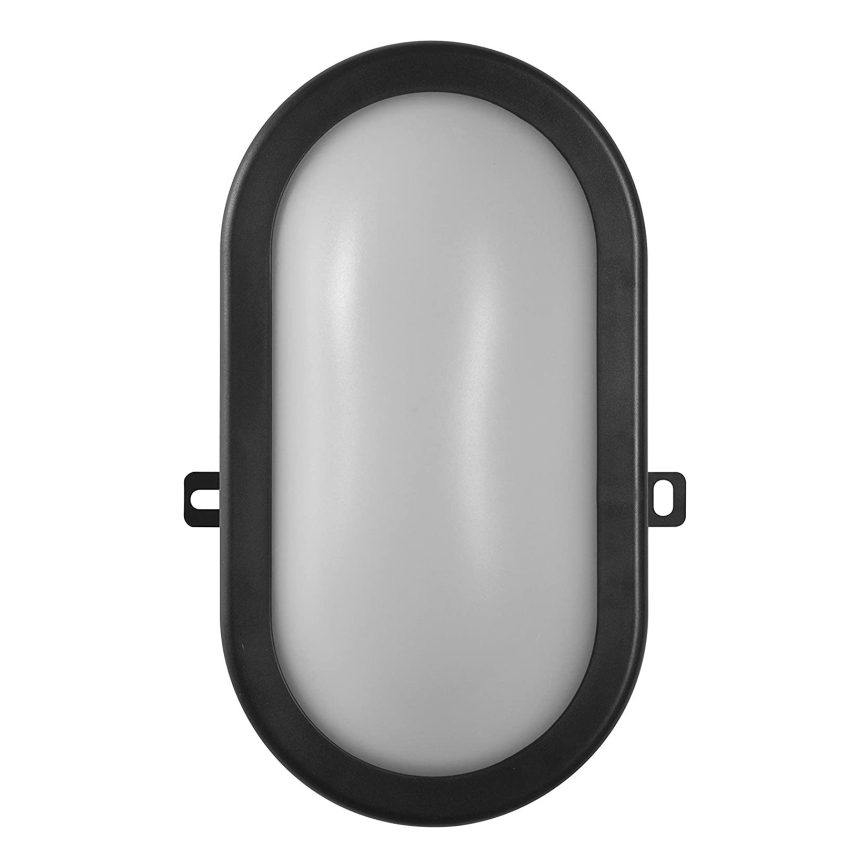 Ledvance - Επιτοίχιο φωτιστικό εξωτερικού χώρου LED BULKHEAD LED/11W/230V IP54 μαύρο