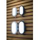 Ledvance - Επιτοίχιο φωτιστικό εξωτερικού χώρου LED BULKHEAD LED/11W/230V IP54 μαύρο
