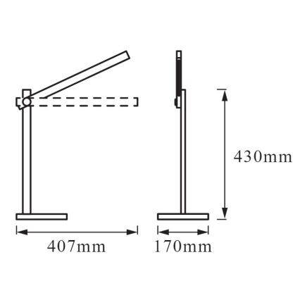 Ledvance - Επιτραπέζια λάμπα dimmer LED PANAN LED/7W/230V