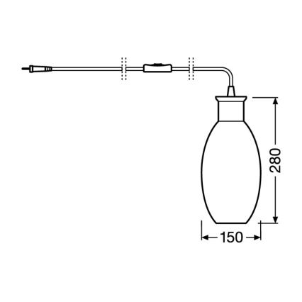 Ledvance - Επιτραπέζια λάμπα GRAPE 1xE27/40W/230V ροζ