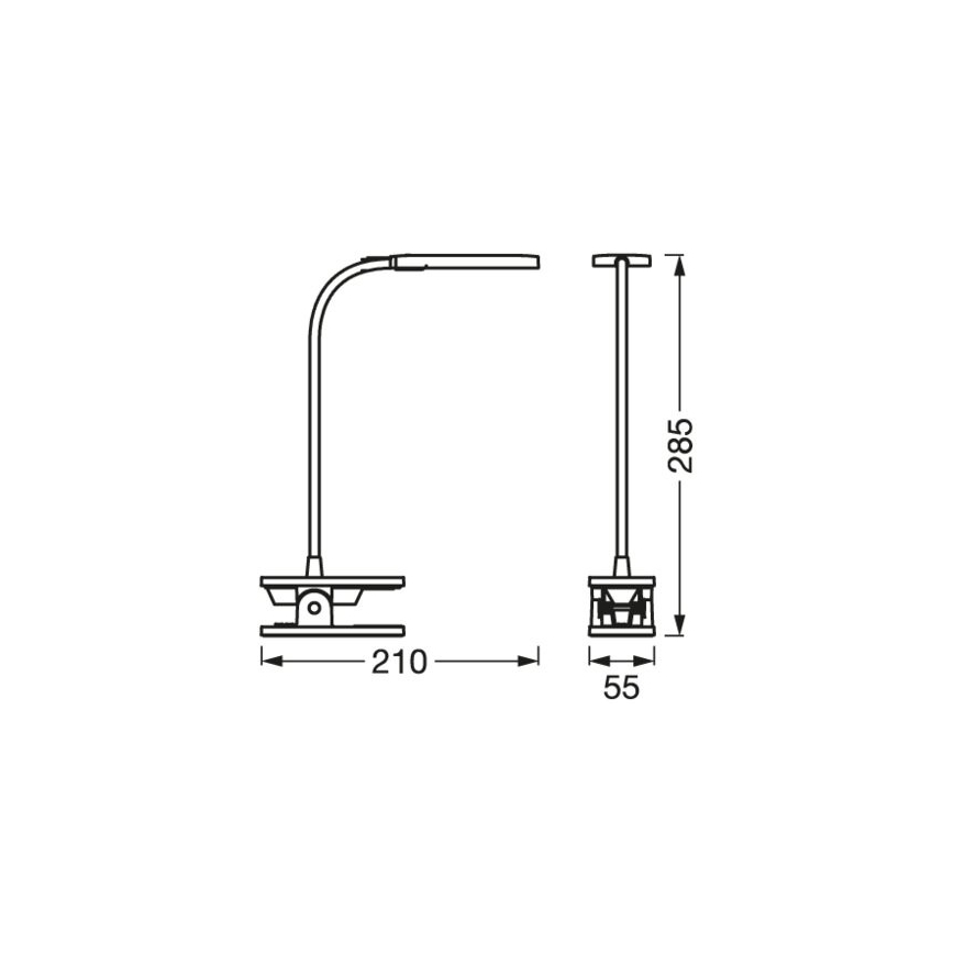 Ledvance - Επιτραπέζια λάμπα αφής dimming LED PANAN LED/5,2W/5V 1200 mAh