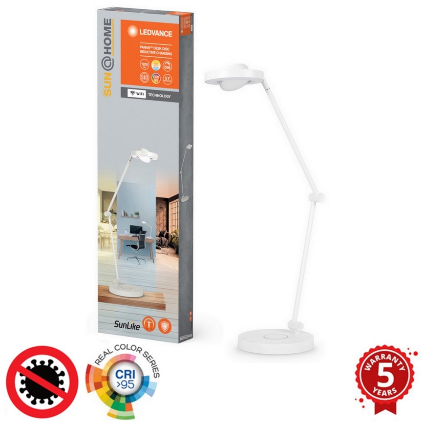 Ledvance - Επιτραπέζια λάμπα αφής dimming LED SUN@HOME LED/20W/230V 2200-5000 CRI 95 Wi-Fi