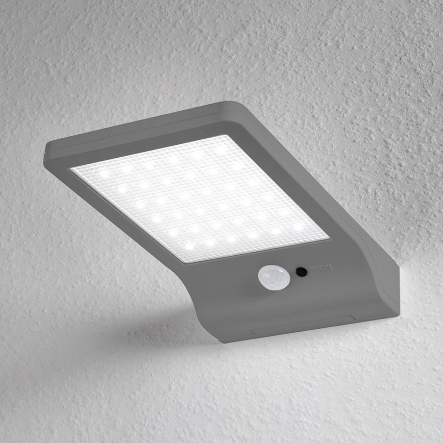Ledvance - Ηλιακό φωτιστικό τοίχου LED με αισθητήρα DOORLED LED/3W/3,3V 2000 mAh IP44