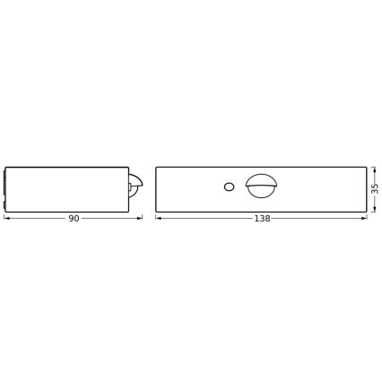 Ledvance - Ηλιακό φωτιστικό τοίχου LED με αισθητήρα ENDURA SOLAR LED/3W/4,2V IP65