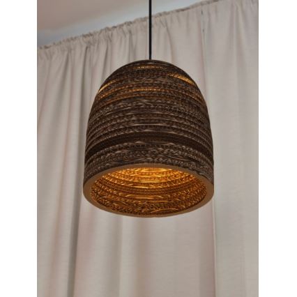 Ledvance - Κρεμαστό φωτιστικό οροφής DECOR CARDBOARD 1xE27/15W/230V διάμετρος 25 cm