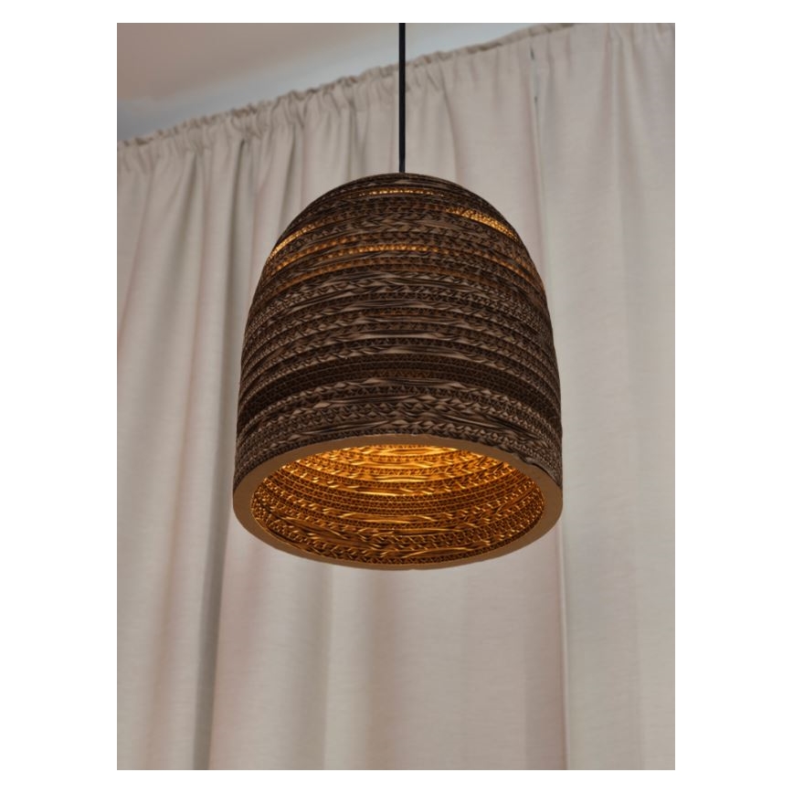 Ledvance - Κρεμαστό φωτιστικό οροφής DECOR CARDBOARD 1xE27/15W/230V διάμετρος 25 cm