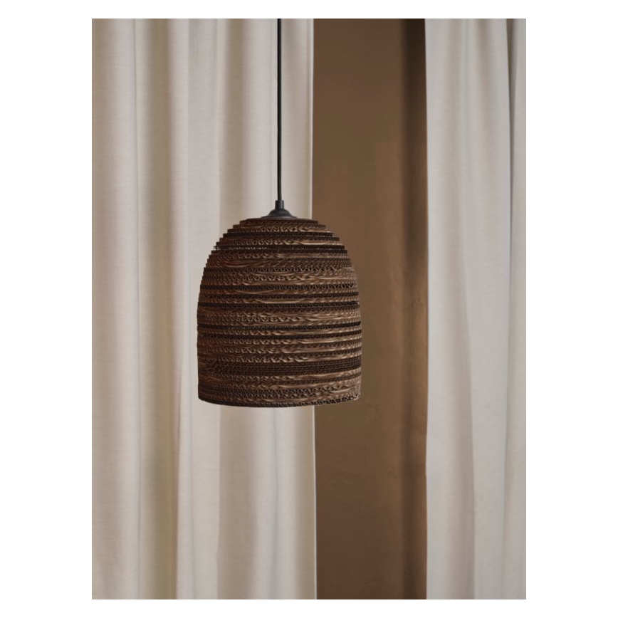 Ledvance - Κρεμαστό φωτιστικό οροφής DECOR CARDBOARD 1xE27/15W/230V διάμετρος 25 cm