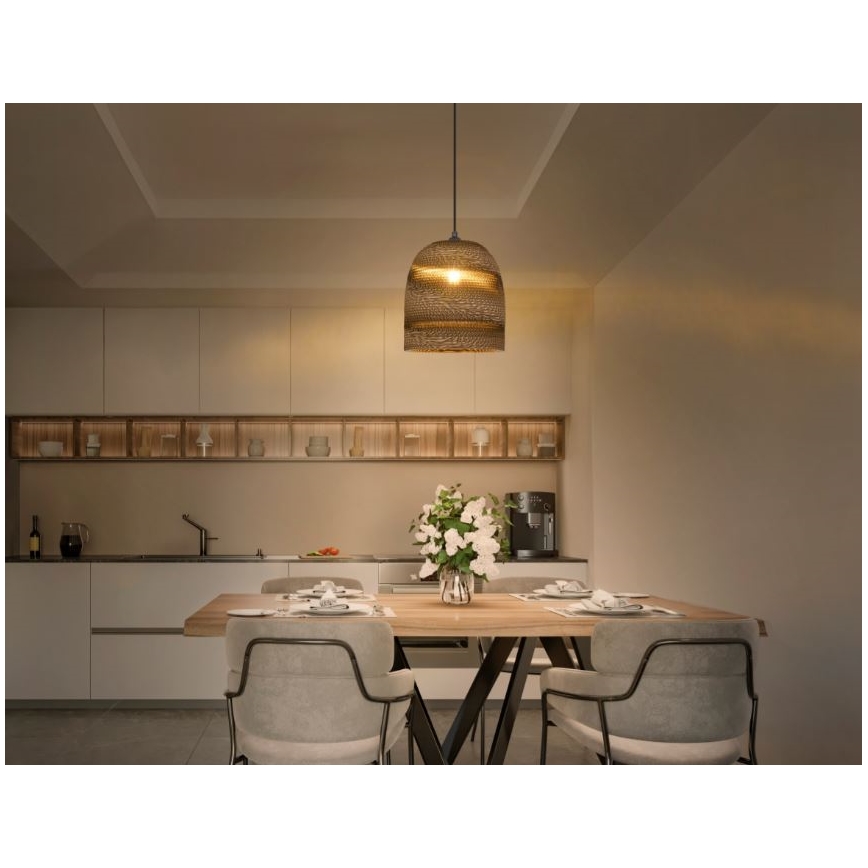 Ledvance - Κρεμαστό φωτιστικό οροφής DECOR CARDBOARD 1xE27/15W/230V διάμετρος 25 cm