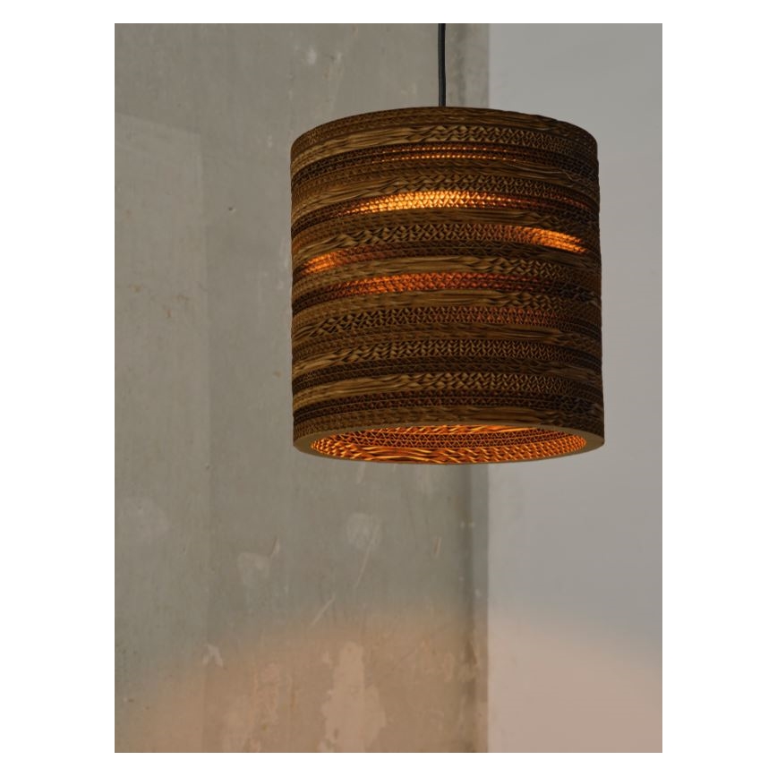 Ledvance - Κρεμαστό φωτιστικό οροφής DECOR CARDBOARD 1xE27/15W/230V διάμετρος 25 cm