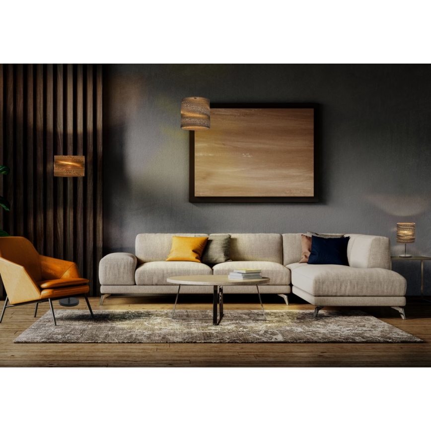 Ledvance - Κρεμαστό φωτιστικό οροφής DECOR CARDBOARD 1xE27/15W/230V διάμετρος 25 cm