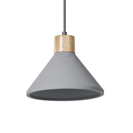 Ledvance - Κρεμαστό φωτιστικό οροφής DECOR CONCRETE 1xE27/15W/230V διάμετρος 22 cm τσιμέντο γκρι