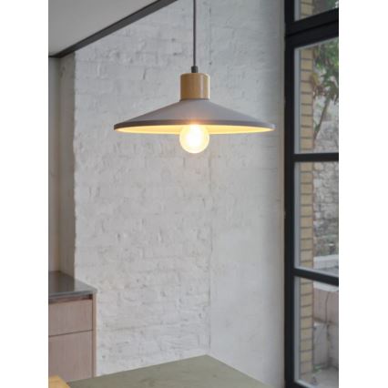 Ledvance - Κρεμαστό φωτιστικό οροφής DECOR CONCRETE 1xE27/15W/230V διάμετρος 32 cm τσιμέντο γκρι