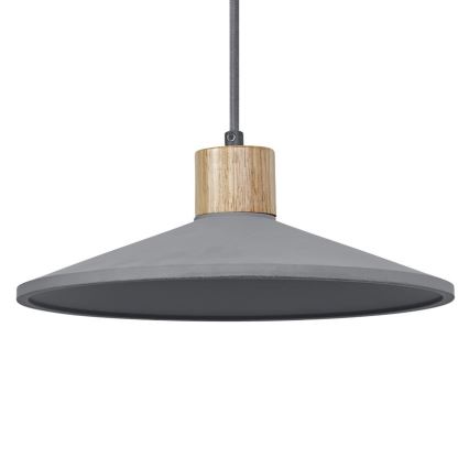 Ledvance - Κρεμαστό φωτιστικό οροφής DECOR CONCRETE 1xE27/15W/230V διάμετρος 32 cm τσιμέντο γκρι