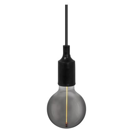 Ledvance - Κρεμαστό φωτιστικό οροφής PENDULUM BELL 1xE27/15W/230V μαύρο