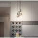 Ledvance -Κρεμαστό φωτιστικό οροφής PENDULUM ROUND 1xE27/15W/230V ματ χρώμιο