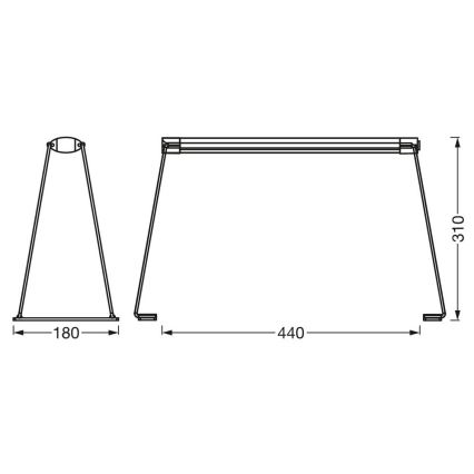 Ledvance - Λάμπα LED εσωτερικού χώρου GARDEN LIGHT LED/14W/230V