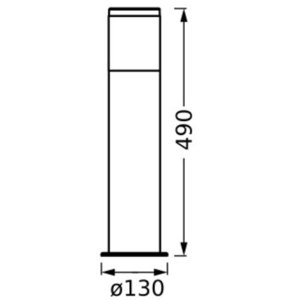 Ledvance - Λάμπα εξωτερικού χώρου EBRO 1xE27/20W/230V IP44