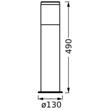 Ledvance - Λάμπα εξωτερικού χώρου EBRO 1xE27/20W/230V IP44