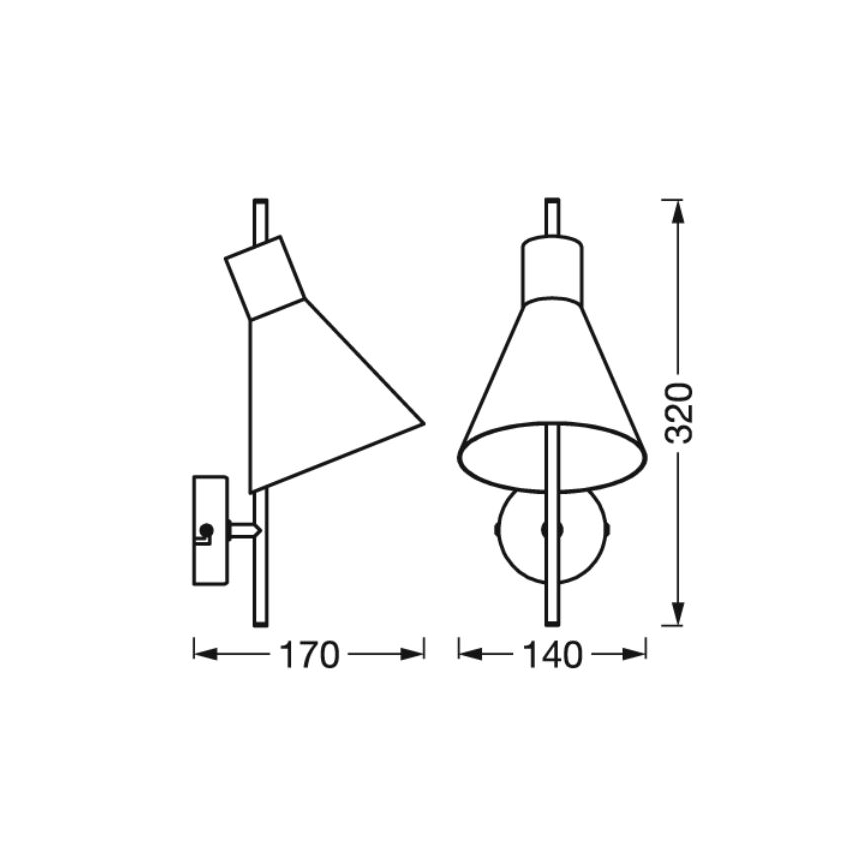 Ledvance - Λάμπα τοίχου LED DECOR TOKIO LED/5W/230V