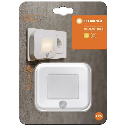 Ledvance - LED νυχτερινό φως με αισθητήρα LUNETTA LED/0,7W/230V 3000K