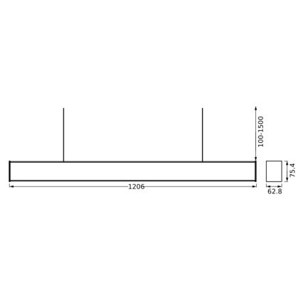 Ledvance - Led Dimmable κρεμαστό φωτιστικό οροφής SUN@HOME LED/50W/230V 2200-5000 CRI 95 Wi-Fi