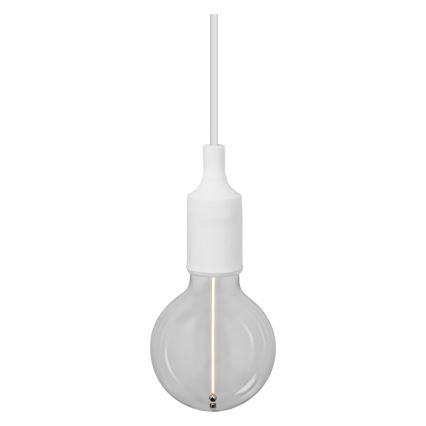 Ledvance - Πολύφωτο με συρματόσχοινο PENDULUM BELL 1xE27/15W/230V λευκό