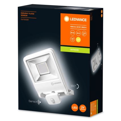 Ledvance - Προβολέας LED με αισθητήρα ENDURA LED/50W/230V IP44