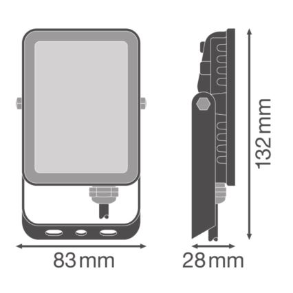 Ledvance - LED Εξωτερικού χώρου wall προβολέας FLOODLIGHT ESSENTIAL LED/10W/230V IP65