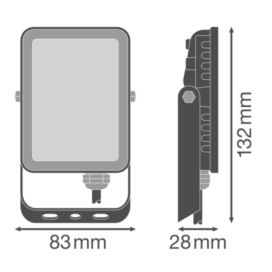 Ledvance - LED Εξωτερικού χώρου wall προβολέας FLOODLIGHT ESSENTIAL LED/10W/230V IP65