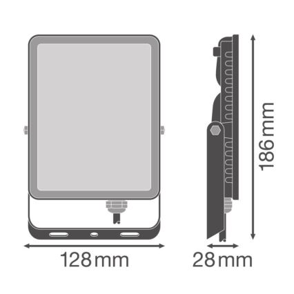 Ledvance - LED Εξωτερικού χώρου wall προβολέας FLOODLIGHT ESSENTIAL LED/30W/230V 4000K IP65