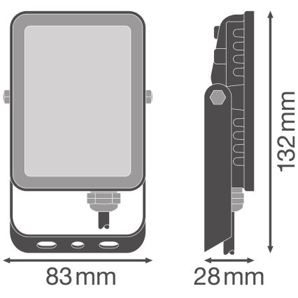 Ledvance - Προβολέας τοίχου LED FLOODLIGHT LED/10W/230V 4000K IP65