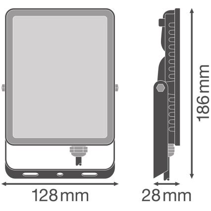 Ledvance - Προβολέας τοίχου LED FLOODLIGHT LED/30W/230V 4000K IP65