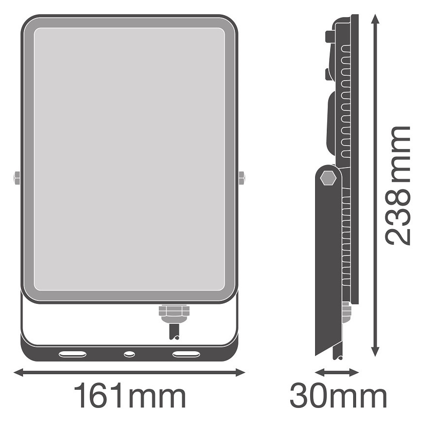 Ledvance - Προβολέας τοίχου LED εξωτερικού χώρου FLOODLIGHT LED/50W/230V 6500K IP65
