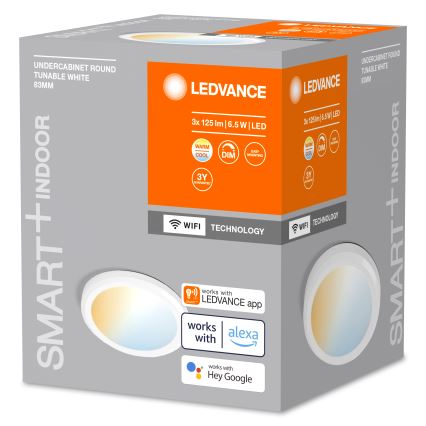 Ledvance - SET 3x LED Dimmable φωτιστικά πάγκου κουζίνας SMART+ LED/6,5W/230V 3000-6500K Wi-Fi