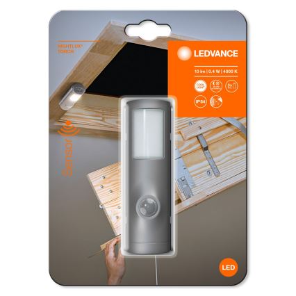 Ledvance - Φως νυκτός LED με αισθητήρα NIGHTLUX LED/0,35W/3xAAA IP54