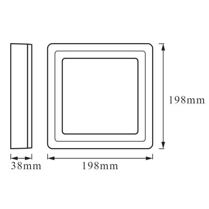 Ledvance - Φως οροφής dimmer LED RGB LED/19W/230V + RC