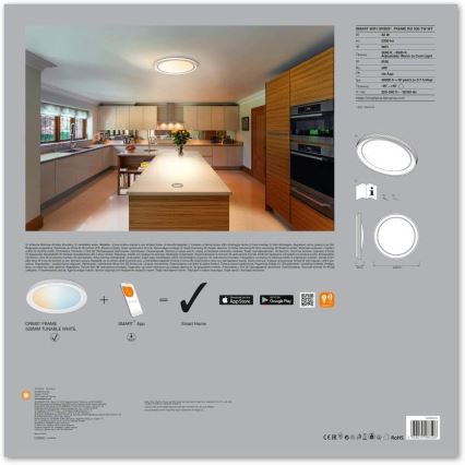 Ledvance - LED Φως dimmer SMART+ FRAME LED/32W/230V 3000K-6500K Wi-Fi