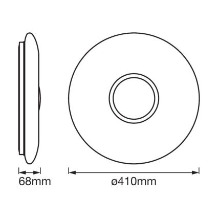 Ledvance - LED Φως dimmer SMART+ KITE LED/24W/230V 3000K-6500K Wi-Fi