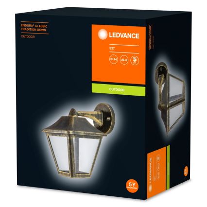 Ledvance - Φως τοίχου εξωτερικού χώρου ENDURA 1xE27/60W/230V IP44