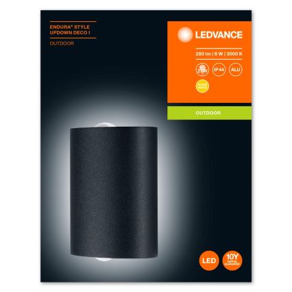 Ledvance - Φως τοίχου εξωτερικού χώρου LED ENDURA LED/6W/230V