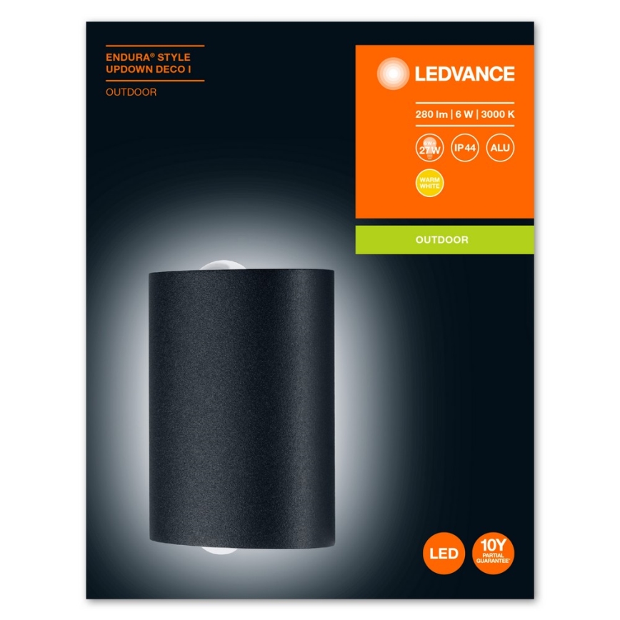 Ledvance - Φως τοίχου εξωτερικού χώρου LED ENDURA LED/6W/230V