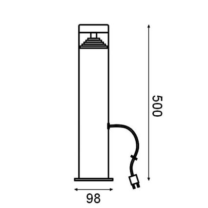 Ledvance - Φωτιστικό LED εξωτερικού χώρου ENDURA HYBRID ORION LED/2W/12V IP44