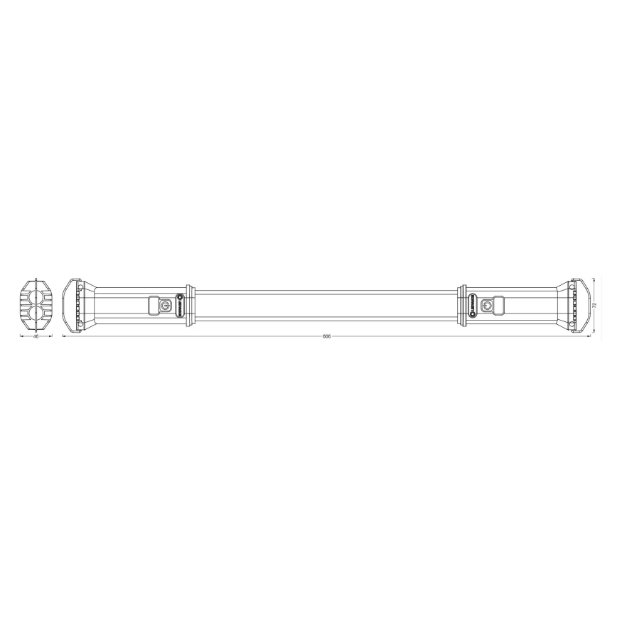 Ledvance - Φωτιστικό LED εργασίας TUBE LED/10W/5V IP54