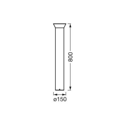 Ledvance - Φωτιστικό εξωτερικού χώρου LED RGBW Dimmable SMART+ ECLIPSE LED/10W/230V IP44 Wi-Fi