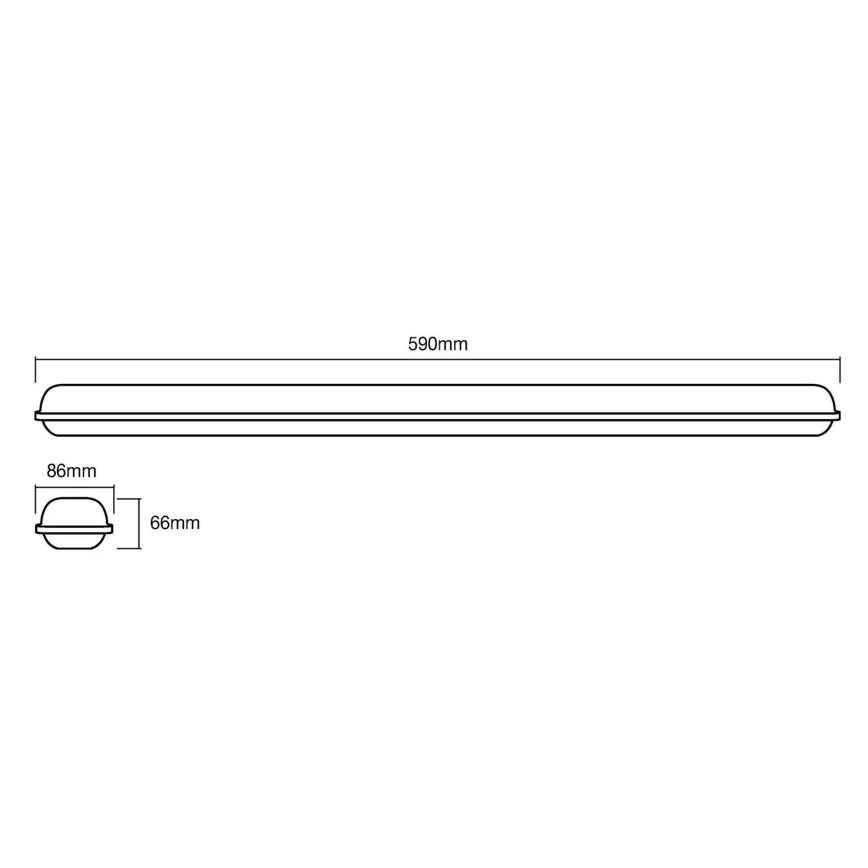 Ledvance - Φωτιστικό εργασίας LED SUBMARINE LED/18W/230V IP65