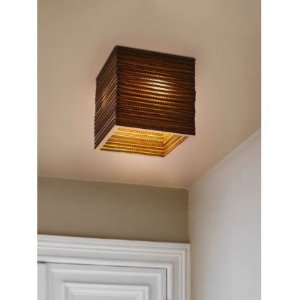 Ledvance - Φωτιστικό οροφής DECOR CARDBOARD 1xE27/15W/230V 25x25 cm