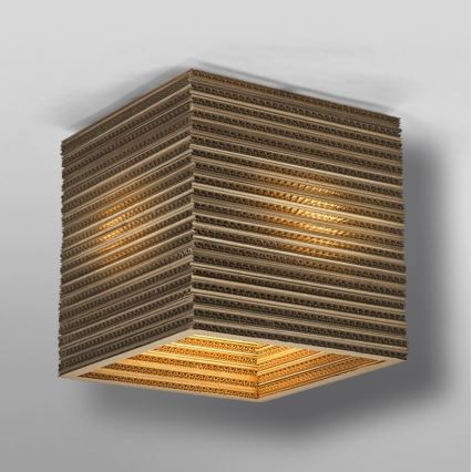 Ledvance - Φωτιστικό οροφής DECOR CARDBOARD 1xE27/15W/230V 25x25 cm
