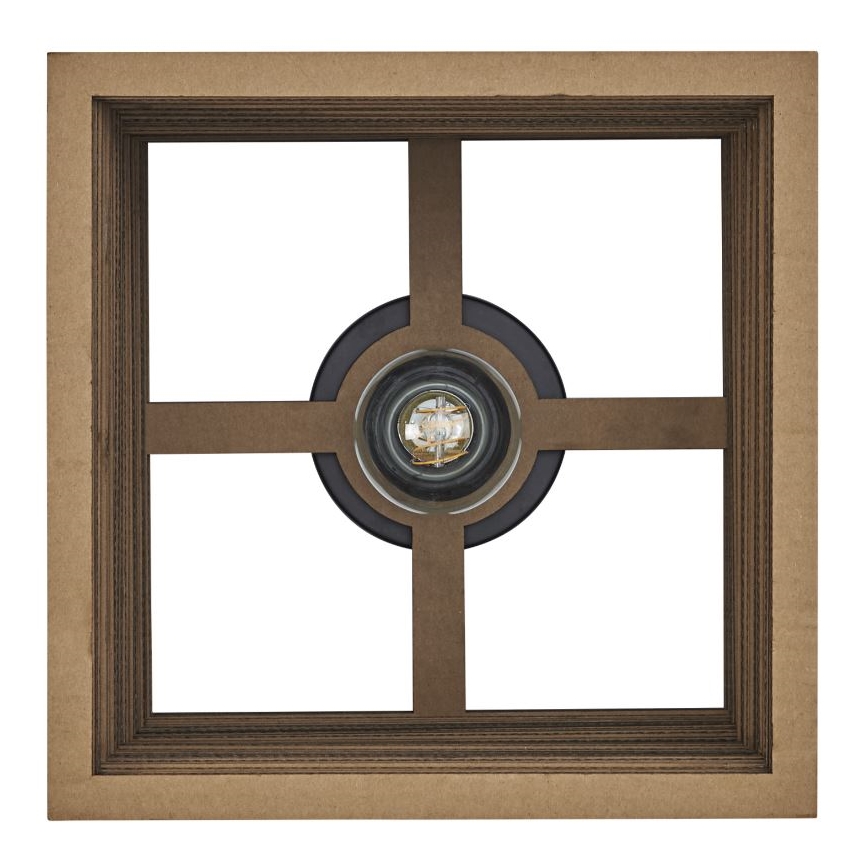 Ledvance - Φωτιστικό οροφής DECOR CARDBOARD 1xE27/15W/230V 25x25 cm